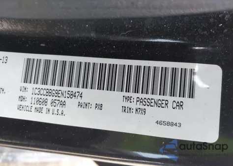 2014 Chrysler 200 Touring z USA, uszkodzony, nr VIN 1C3CCBBG9EN158474